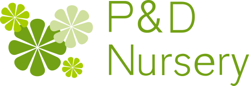 P&D Nursery Logo
